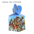 Anime One Piece Luffy Figures Birthday Decorations Party Supplies Tablecloth Balloons Cake Insert Paper Cap Party Decor Set Fans. 