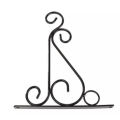 Iron Garden Wall Light Hanging Flower Plant Pot Bracket Hook Shelf Stand Holder, Flower Pot Stand Modern Stand Makes Great Decor DESIGNED BY HB STEEL FIXER Package Contents: 1 x Iron Flower Stand Hook. 