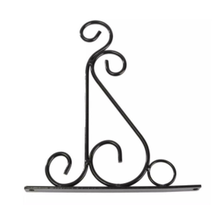 Iron Garden Wall Light Hanging Flower Plant Pot Bracket Hook Shelf Stand Holder, Flower Pot Stand Modern Stand Makes Great Decor DESIGNED BY HB STEEL FIXER Package Contents: 1 x Iron Flower Stand Hook