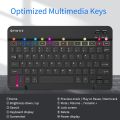 Fintie 10-Inch Ultrathin (4mm) Wireless Bluetooth Keyboard for iPad Samsung Tablet, iPhone Smartphone, iOS, Android Tablets Phone. 
