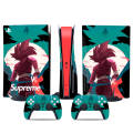 PS5 optical drive version sticker PS5 digital version console controller sticker model anime Dragon Ball model supports one piece. 