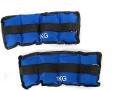 2Pcs Leg Ankle Wrist Sand Bag Weights Strap Strength Training Equipment for Gym Fitness Yoga Running. 