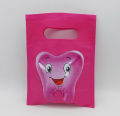 FIRST TEETH THEME GOODY BAGS - PACK OF 10 FABRIC GOODY BAGS - FIRST TEETH GIFT BAGS. 