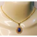 Golden Alloy Chain with Stone Locket/Necklace Specially gift for Girls / women. 