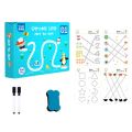 Gadgeztan Magical Tracing Workbook Set, Reusable Calligraphy Copybook, Practice Drawing Book for Kids, Pen Control Training Drawing Book, Handwriting Practice Copybook for Kids (64pages). 