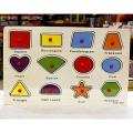 Shape Sorting Sheet (Wooden material). 