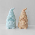 Handmade Soap Molds Whiskers Old Man Scented Candle Making Tools Fairy Tale Character Candle Molds Magical Dwarf Candle Making Accessories DIY Fairy Dwarf Ornament Mould. 