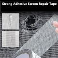 Window Net Anti-mosquito Mesh Screen Repair Tape Repair Broken Hole Window , Anti-Insect Mesh Patch For Dorm Doors/Curtains Widow Screen Repair Tape 2.Meter/78. INCH Length. 