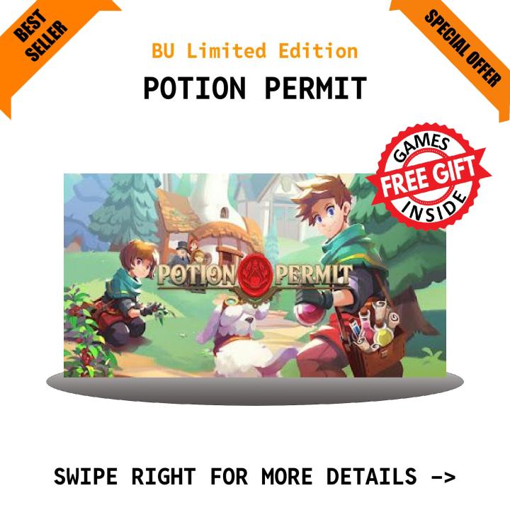 POTION PERMIT Game for PC - with complete Installation Guide - GoogleDrive/MediaFire Download - QR Codes + 1 Extra free Game
