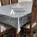 Dining Table Cover Sheet for 4, 6, 8, 10 and 12 Seater Table Sizes – Elegant Grey Stylish Color. 