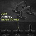 1 Pair H Shaped Push Up Stand Handle plastic Parallettes Bars Gym Home Body Training Push Up Bar Chest Muscles Training Home Gym. 