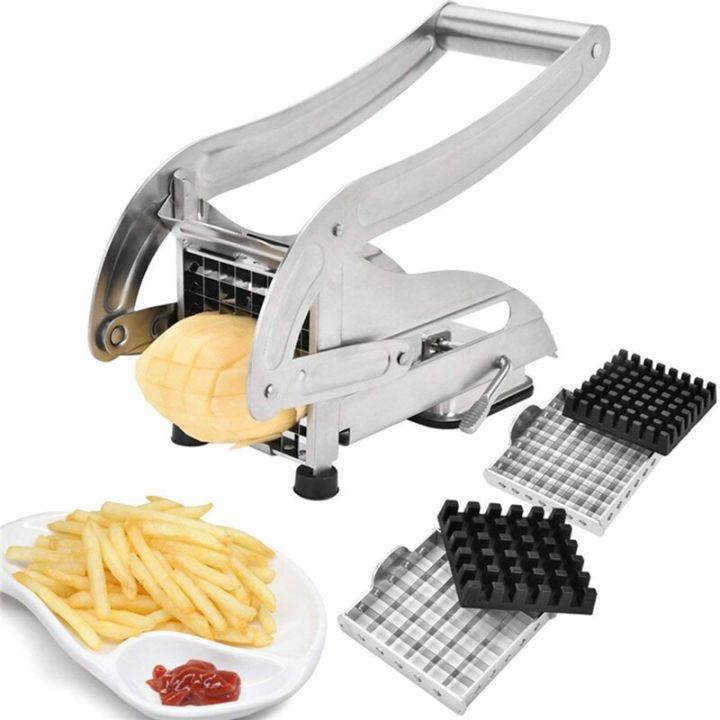Stainless Steel French Fries Cutters Potato Chips Strip Cutting Machine Maker Slicer Chopper Dicer Blades Kitchen Gadgets