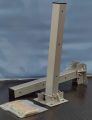 Wall Mounted Folding Clothes Line Laundry Drying Rack (2-Pieces). 