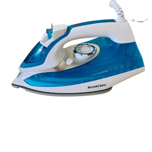 Silver Crest 2600W Professional Steam Iron – Heavy Duty, Non-Stick Soleplate, Variable Temperature & Turbo Steam