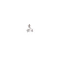 1Piece Stainless Steel Thin Rod Piercing Stud Earrings Zircon Ear Bone Nails Mystic. 