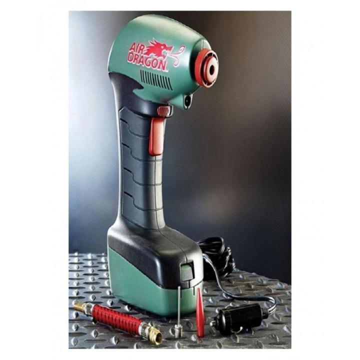 Air Dragon Portable Air Compressor for Car - Dark Green
