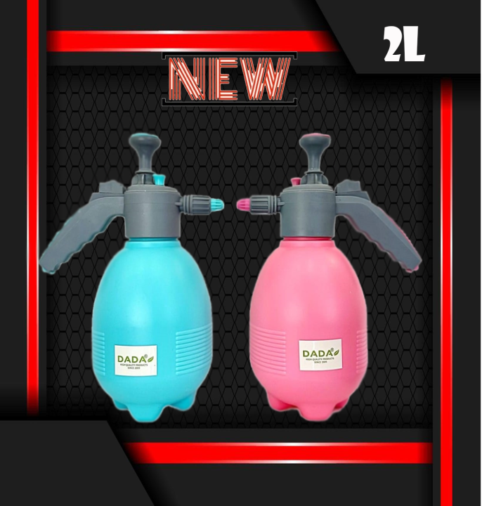 Multi Purpose Water Spray Pressure Type 2 Liter Bottles Interface Bottle Spray for Garden Tools and Multi Purpose Use