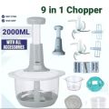 Chopper Food Processor, Press Start Quick Operation,Mixer, Transparent Bowl is Safe and Reliable, Kitchens Best Food Chopper, Blender to Chop Fruits Onions. 