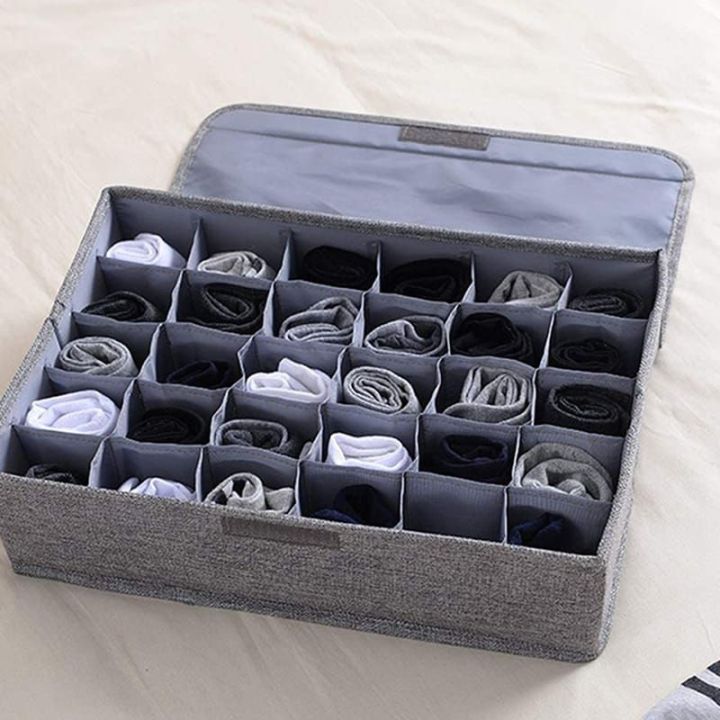 Underwear%20Socks%20Storage%20Organizer%20with%20Lids%20Foldable%20Closet%20Drawer%20Divider%2024%20Cells,%20Storage%20Box%20for%20Socks%20Underwear%20-%20Image%207