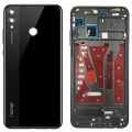 Honor 8x Middle Frame Housing with Power Volume Buttons & Camera Lens Complete Body Casing Replacement 8x - Black - Super+ A1 Quality. 