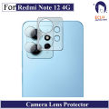 ECLIX PROTECTORS Back Camera lens Glass For Xiaomi Redmi Note 12 4G Film Protector 9H  - Transparent. 