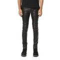 Black Leather Pant For Men - Stay Stylish With A Black Leather Pant- Premium Quality With Fine Stitching For Elegant Look. 