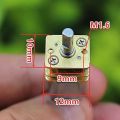 1 Pieces Mini Micro N20 Gear Motor DC 3V-6V Slow Speed Full Metal Gearbox DIY Robot Car. 