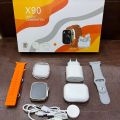 X90 / X9 Unique Combination - Ultra Smart Watch With Free Case Or Airpods - Infinite New Design Display - Heart Rate Tracking - Compatible With iOS And Android Devices. 