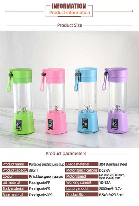 USB%20Rechargeable%20Portable%20Juicer%20Blender%20%E2%80%93%206%20Blades%20%7C%20Electric%20Fruit%20Mixer%20&%20Smoothie%20Maker%20Bottle%20for%20Travel,%20Gym%20&%20Office%20Use%20%7C%20Mini%20Juicer%20Cup%20for%20Shakes,%20Juices,%20Baby%20Food%20%E2%80%93%20Multicolor%20-%20Image%205