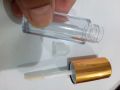 10 pcs 3.1 inch long 10ml Empty Plastic Lip Gloss Tubes with Wand Makeup Containers Bottle Golden Top for Lipstick 10ml Lipgloss. 