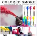 High Quality Color Smoke Bombs (1 Minute, 20 cm)  Pack of 2, 3, 6 for Birthday Celebrations, Photography Effects, Weddings & Party Decor - Color Smoke Sticks for Best Price. 