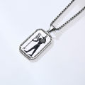 2023 Anubis Egyptian Hip Hop Man Trendy Stainless Steel Charm Jewelry Necklaces Man Anti Tarnish 2024. 
