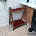 Wooden Plant Stand 2 & 3 Tier Indoor Decoration Display Shelf Rack Solid Wood (Brown). 