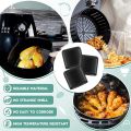 16Pcs Rubber Bumpers Replacement for AirFr Grill Pan AirFr Pieces Non-Scratch Protective Covers Kitchen Cooking. 