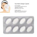 32pcs/set Collagen Face Mask Capsules Effervescent Tablets for DIY Natural Fruit Vegetable Facial Mask Maker Accessory Skin Care. 