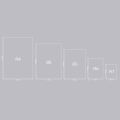 PP A5 A6 A7 Spiral Notebook Cover Transparent Matte Binder Cover for Diary Planner Paper Students Book Notebooks Cover 45sheets. 
