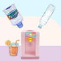 Mini Drink Water Dispenser Toy Water Fountain Toys Kitchen Play Toys Electric Small Appliances Toys With Lighting And Music  Battery Operated Toys For Children Game Toys - 7.5*21.5cm. 