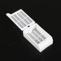 5pcs/set  Lab POM Material Tissue Cartridge Embedding Slice Box Deepen and Thicken White Dehydration Box Tissue Cassette Deep12mm. 