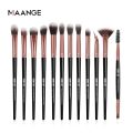 1 【HOT】 Maange12 Eye Makeup Brush Sets Makeup Tools Eye Shadow Brush Concealer Brush Blending Brush Lip Brush. 