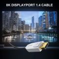 FIBBR 8K DisplayPort 1.4 Fiber Optic Cable DP to DP Cable 32.4Gbps Freesync for Gaming Monitor Graphics Card Laptop TV (15M). 