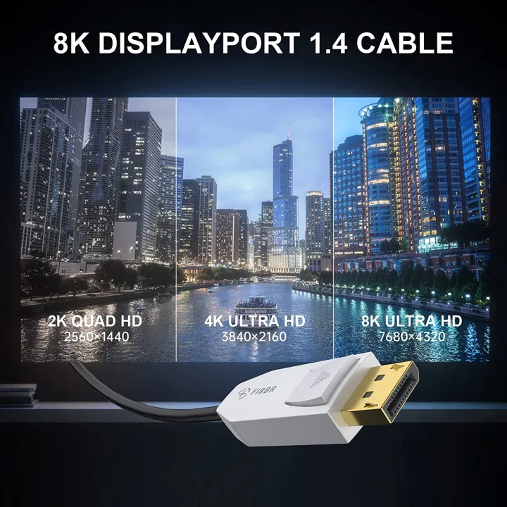 FIBBR%208K%20DisplayPort%201.4%20Fiber%20Optic%20Cable%20DP%20to%20DP%20Cable%2032.4Gbps%20Freesync%20for%20Gaming%20Monitor%20Graphics%20Card%20Laptop%20TV%20(15M)%20-%20Image%204