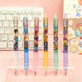High Quality Rumi Jinu Abby Saja Kpop Demon Hunters Gel Pen Cartoon Press Black Ink Neutral Pens Retractable 0.5MM Sign Pen School Office. 