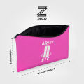 BTS Best Deal for Army Fans - BTS Bags - BTS Pencil Pouch - BTS Makeup Pouch easy to carry  girls accessories -  Keychain - BTS Album Poster Card - Perfect Gift For BTS Fans - Digitally printed on Cloth By Zezo. 