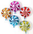 Lollipop Balloons-5 Pieces-Aluminum Fruit Foil balloons shaped helium Candy balony glob Tide Candy toys gifts. 