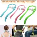 Pressure Point Therapy Massager Comfortable Neck Massager Roller Shoulder Back Pain Ball Self-massage Tool. 