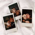Custom Polaroid Picture Frame with 5 Personalized Photo Prints for Gifts. 
