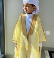 Rr Mall Presents Customized Stylish Premium Arabic Child Bisht Jubba for Kids -  Bisht for Boy's and Kid’s – Islamic Muslim Traditional Kid Boy Bisht Robe Thobe Half Sleeve Arabic Abaya Jubba - Available in all Colors and all Sizes. 