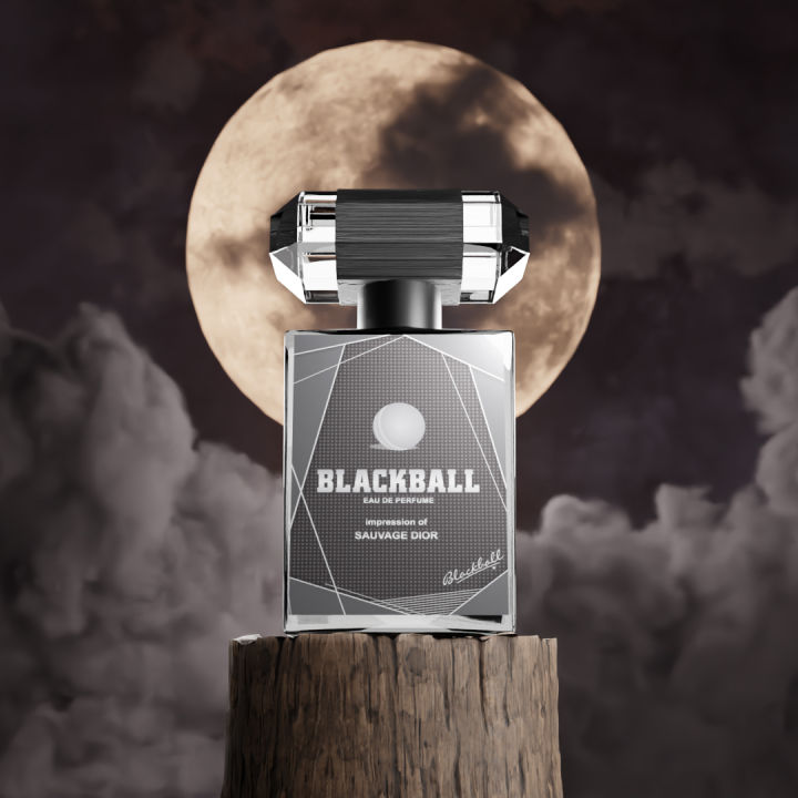 Black Ball By Musk Al Mahal - 50ml Perfume - 12ml Attar