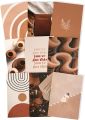 Pack of 40 Brown Aesthetic Wall Collage Kits - High-Resolution Prints. 
