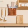 Cutlery Chopstick Storage Holder Divider Hanging Chopsticks Holder Draining Chopstick Cage Kitchen Gadget Cutlery Holder for Home Restaurant. 